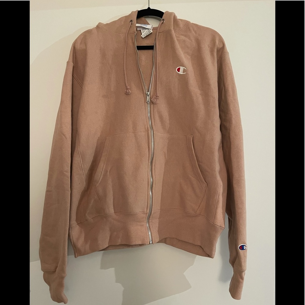 Champion Reverse Weave Full Zip Hoodie, C logo